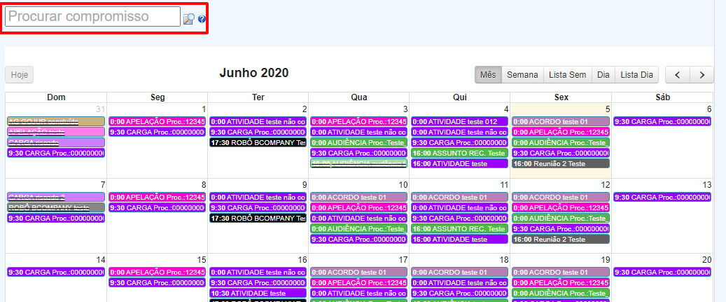 novidades gojur busca agenda jurídica, Novidade do GOJUR &#8211; Opção de busca na agenda jurídica