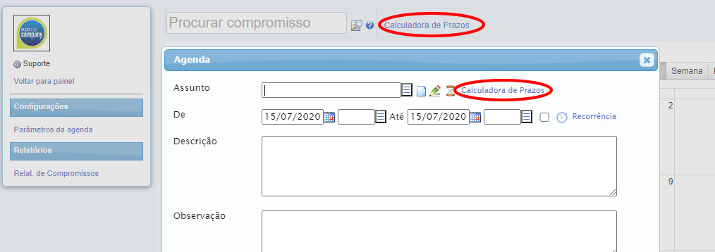 novidades gojur calculadora de prazos, Novidade no Software Jurídico GOJUR &#8211; Calculadora de Prazos