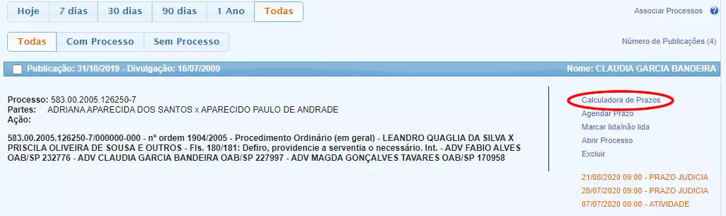 novidades gojur calculadora de prazos, Novidade no Software Jurídico GOJUR &#8211; Calculadora de Prazos