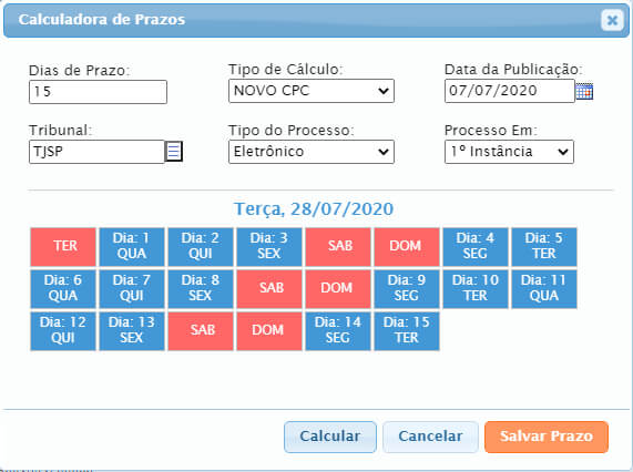 novidades gojur calculadora de prazos, Novidade no Software Jurídico GOJUR &#8211; Calculadora de Prazos