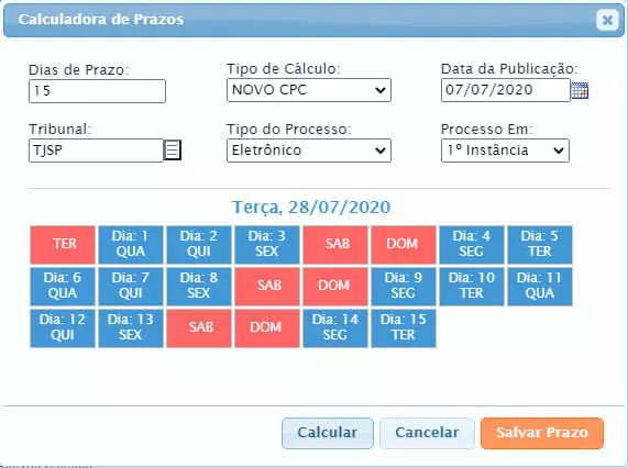 novidades gojur calculadora de prazos, Novidade no Software Jurídico GOJUR &#8211; Calculadora de Prazos
