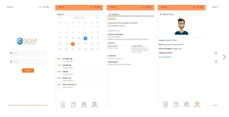 aplicativo software juridico android aplicativo do software jurídico, Conheça o aplicativo do software jurídico GOJUR