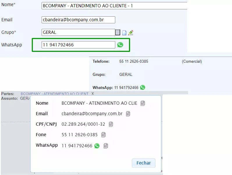 , Integra&ccedil;&atilde;o com WhatsAPP e Filtro de Publica&ccedil;&otilde;es no GOJUR