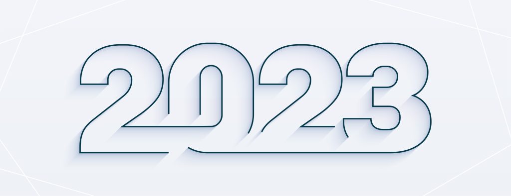 imagem escrito 2023 representando tendências para advocacia